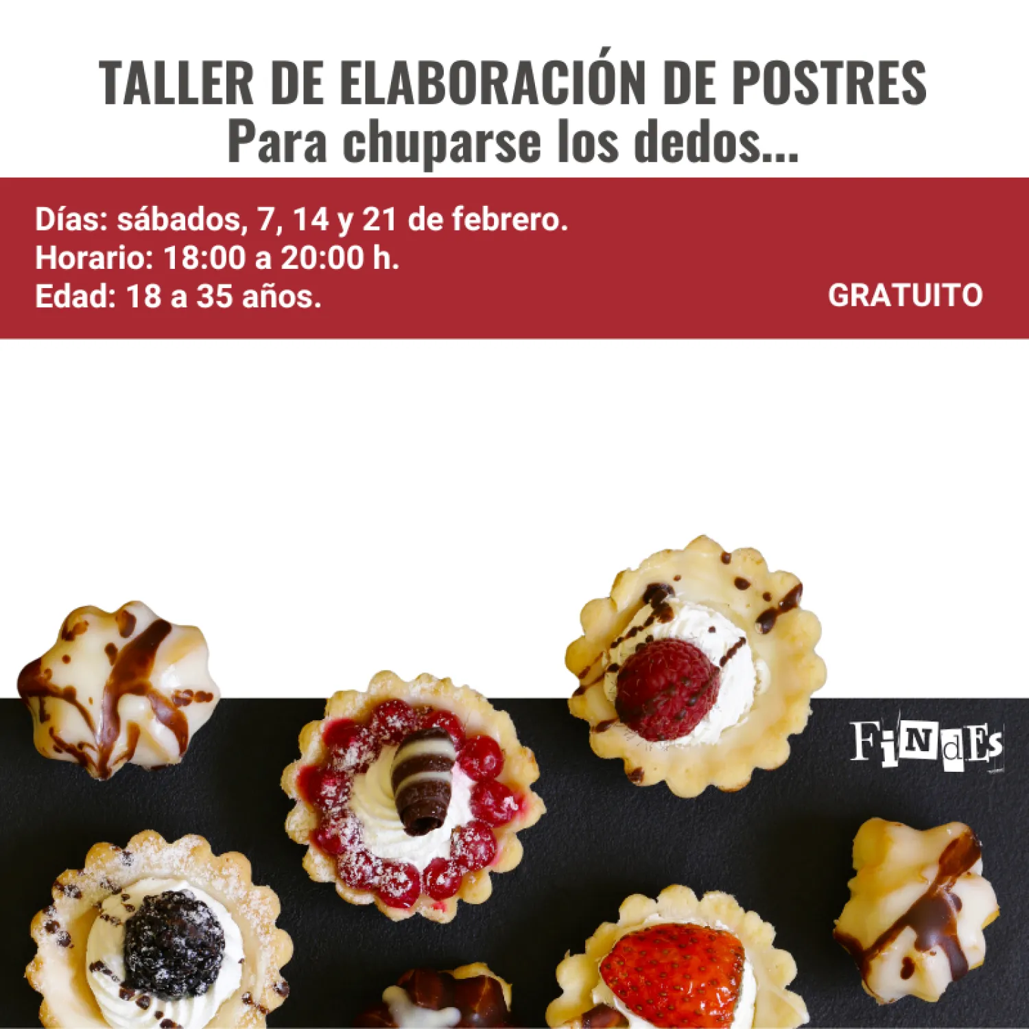 TALLER POSTRES