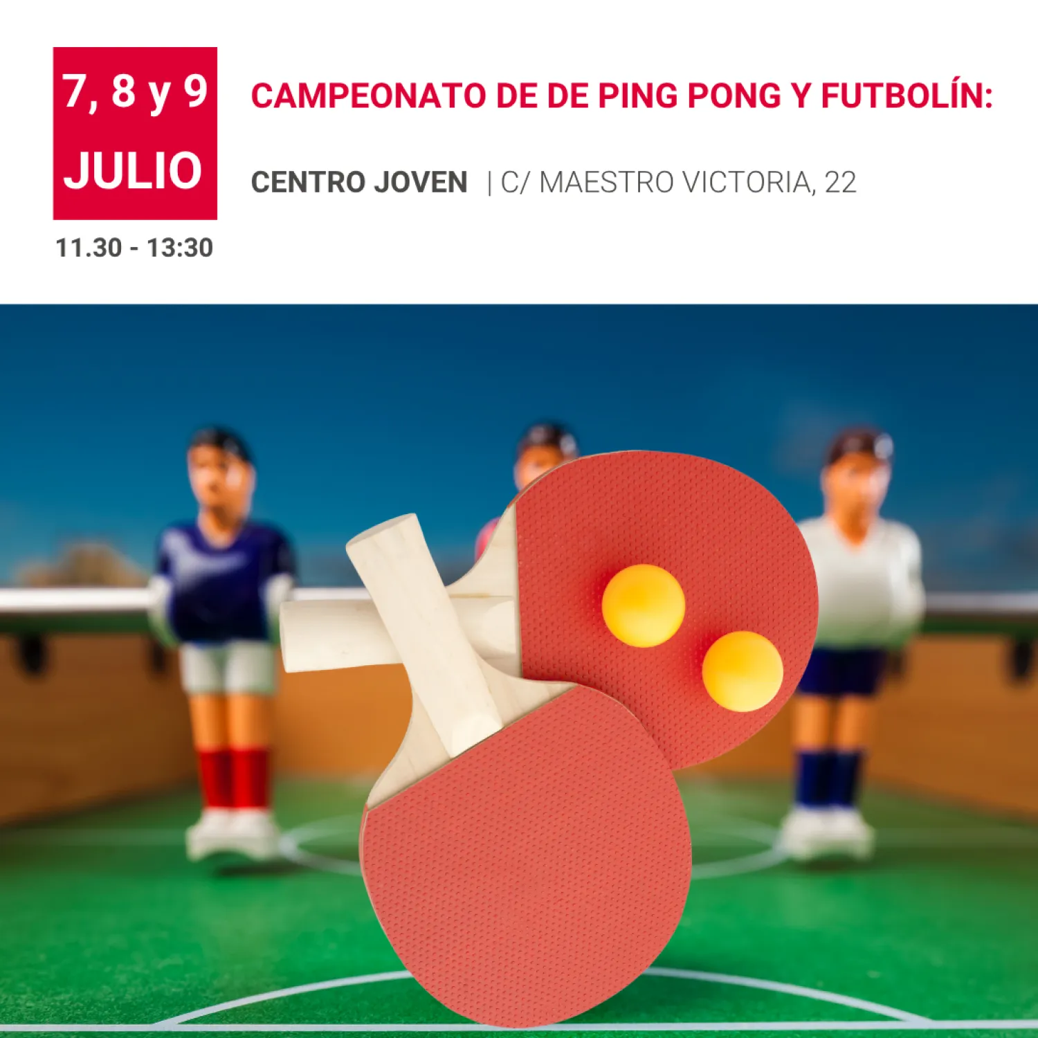 CAMPEONATO FUTBOLIN Y PING PONG